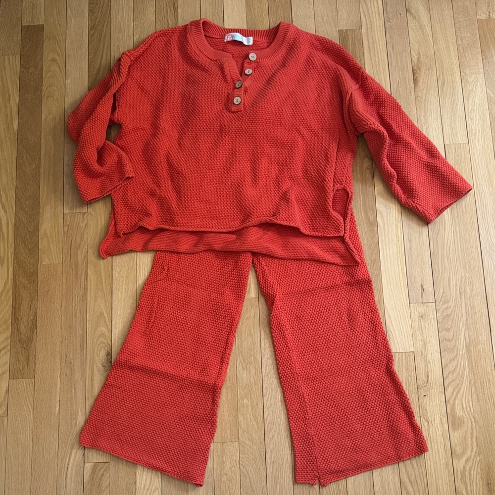 Free People Knit Hailee Sweater Set